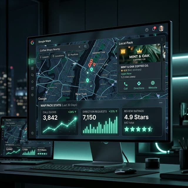 Google Business Profile Optimization Mockup