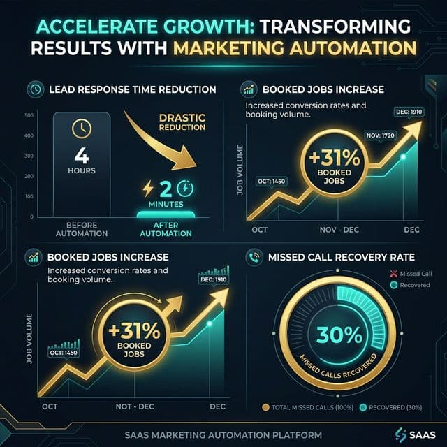 Marketing automation result stats detail